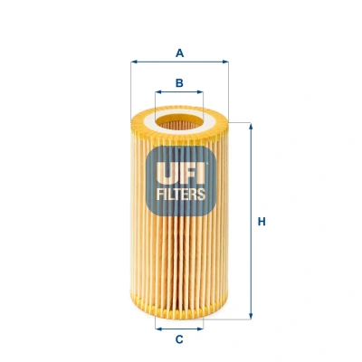 Abbildung von UFI 26.054.00 Kraftstofffilter Filtereinsatz OPEL: Vectra C Caravan, Zafira B, Corsa Hatchback, SAAB: 9 3 Saloon, Hatchback
