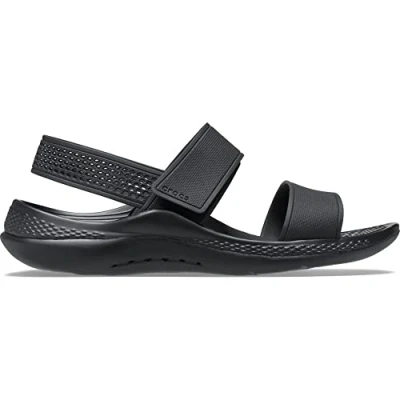 Abbildung von Crocs Damen Literide 360 Sandale W Holzschuh, Schwarz, 42 43 EU