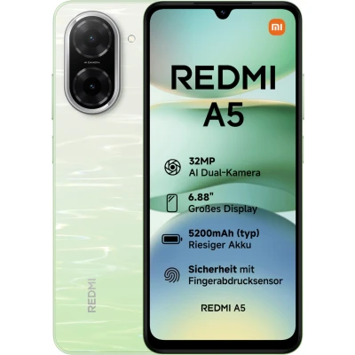 Abbildung von Xiaomi Smartphone »Redmi A5«, grün