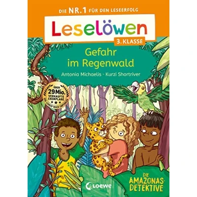 Abbildung von Leselöwen 3. Klasse Amazonas Detektive: Gefahr im Regenwald: Die Nr. 1 für den Leseerfolg Mit Leselernschrift ABeZeh Lesespaß Kinder ab 8 Jahren