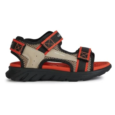 Abbildung von Geox Jungen J Airadyum Bo Sandal, Dk Beige Red, 33 EU