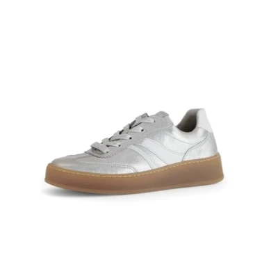 Abbildung von Gabor Comfort Sneaker low, Damen, Größe: 36, Silver/white Schuhe