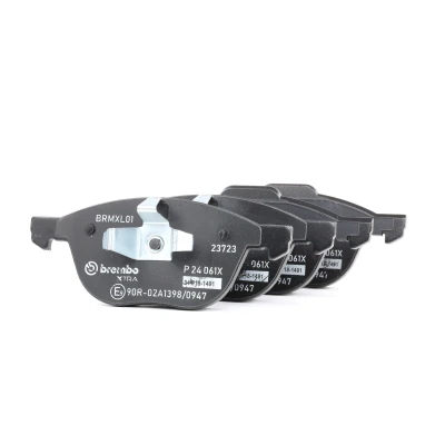 Abbildung von BREMBO P 24 061X Bremsbelagsatz exkl. Verschleißwarnkontakt ohne Zubehör FORD: FOCUS 3, KUGA 1, 3 Turnier, MAZDA: Hatchback, 5, VOLVO: C30