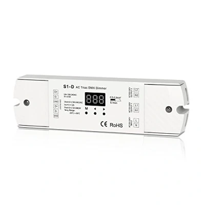 Abbildung von AC Triac DMX Dimmer Two Channel Output 2 Dimmable and Mosfet Input voltage 100 240VAC x