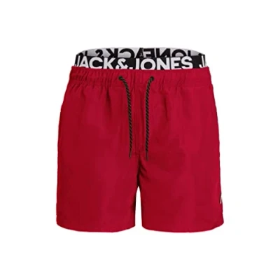 Abbildung von JACK &amp; JONES Herren JPSTARUBA JJSWIMSHORTS AKM DB WB, Rio Red, M