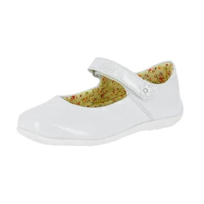 Abbildung von Lico Anna V Mädchen Durchgängies Plateau Ballerinas, Weiß, 28 EU