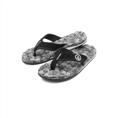 Abbildung von Volcom Herren Recliner Sandal Flip Flop, Graue Kombination, 44.5 EU