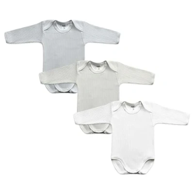Abbildung von MEA Baby Unisex Langarm Body aus 100% Baumwolle im 5er Pack, mit Aufdruck, für Mädchen, Jungen (62, 4)