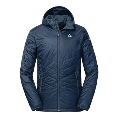 Abbildung von Schöffel Herren Hybrid Jacket Stams M, wasserabweisende, atmungsaktive Outdoorjacke, Funktionsjacke mit 4D BODY MAPPING und recycelter Wattierung, navy blazer, 54