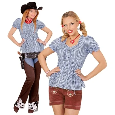 Abbildung von W WIDMANN MILANO Party Fashion Bluse, Bayerin, Trachtenbluse, Damenhemd, Bierfest, Cowgirl, Sheriff