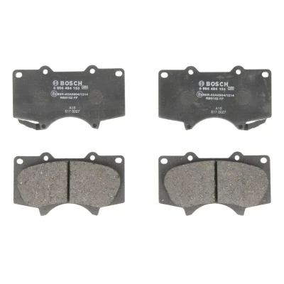 Abbildung von BOSCH 0 986 494 153 Bremsbelagsatz Low Metallic mit akustischer Verschleißwarnung TOYOTA: Fortuner I, HILUX 3 Pick up, Land Cruiser Prado 150