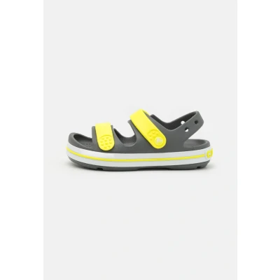 Abbildung von Crocs Crocband Cruiser Unisex Badesandale für Kinder, Größe: 38/39, Slate grey/acidity Kunststoff