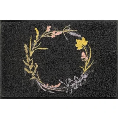 Abbildung von wash+dry Fußmatte, Nature Hoop 50x75cm, innen und außen, waschbar, grau