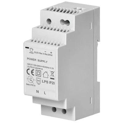 Abbildung von Miratic Netzteil für DIN Schiene (1A, 24W 2 Module)