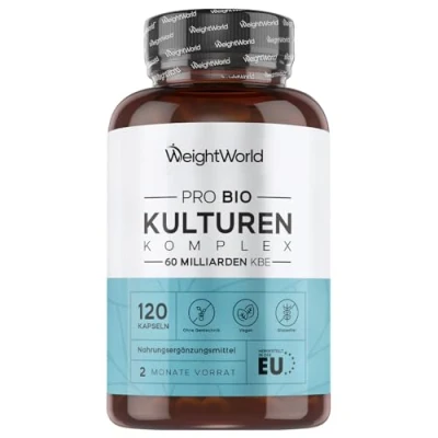 Abbildung von Pro Bio Kulturen Komplex 120 vegane Kapseln Von WeightWorld