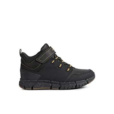 Abbildung von Geox Flexyper BOY ABX Sneaker high für Kinder, Größe: 29, Black/dark yellow Schuhe