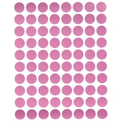 Abbildung von Sticker Pink 13 mm runde Aufkleber Größe 1,3 cm Klebepunkte 1200 Vorteilspack von Royal Green