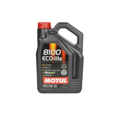 Abbildung von Motul 8100 ECO LITE 5W 30 5l Motoröl 104989 TOYOTA: Corolla Verso, RAV4 III Off Road, IX Hatchback, MITSUBISHI: ASX Road