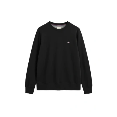Abbildung von GANT REG Shield Cneck Sweatshirt, Herren, Größe: 5XL, Black