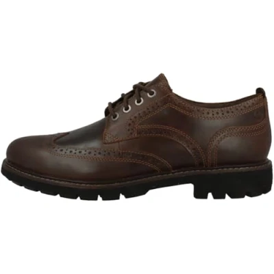 Abbildung von Clarks Batcombe FAR BusinessSchnürer, Herren, Größe: 42, Dark tan lea Schuhe