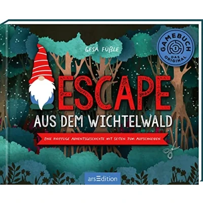 Abbildung von Escape aus dem Wichtelwald: Eine knifflige Adventsgeschichte mit Seiten zum Aufschneiden Adventskalender vielen Rätseln für die ganze Familie!