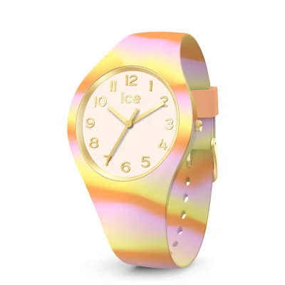 Abbildung von Ice WATCH tie and dye Pink Honey Rosa Damenuhr mit Plastikarmband 022599 (Small)