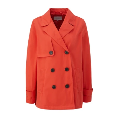 Abbildung von s.Oliver Trenchcoat, Damen, Größe: 32, Hellorange