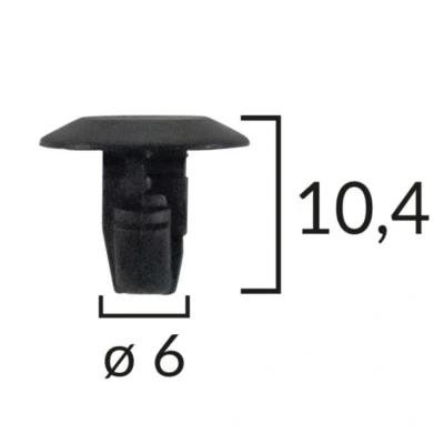 Abbildung von ROMIX C40843 Clip, Zier /Schutzleiste RENAULT: GRAND SCENIC 3, LAGUNA 2