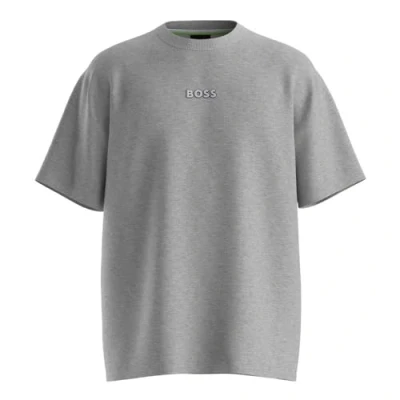 Abbildung von BOSS TEE Tshirt basic silvercoloured, Herren, Größe: Small, Silver coloured