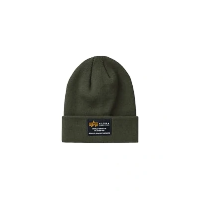 Abbildung von Alpha Industries CREW Beanie Unisex Mütze, Größe: One Size, Dark green