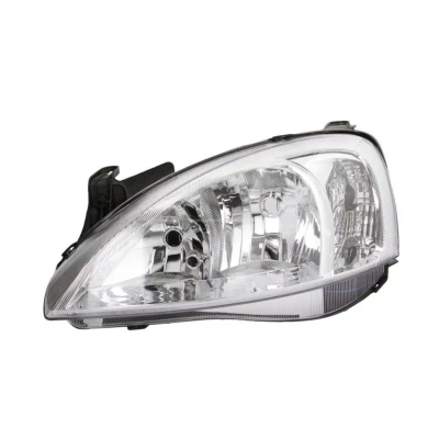 Abbildung von VAN WEZEL 3779963 Scheinwerfer links H7/H7 glasklar für Rechtsverkehr mit Stellmotor LWR OPEL: Corsa C Hatchback, Combo Tour