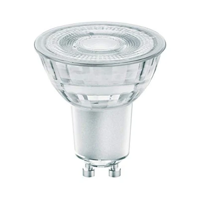 Abbildung von OSRAM STAR+ Dimmbare PAR16 LED Reflektorlampe mit GU10 Sockel, Warmweiss (2700K), 4.50W, 3 stufig dimmbar per Klick, Glas Spot, Ersatz für 50W Reflektorlampe, THREE STEP DIM PAR16, 4er Pack