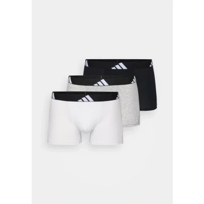 Abbildung von adidas Sportswear Trunk 3 PACK Panties, Herren, Größe: Large, Black/white/grey