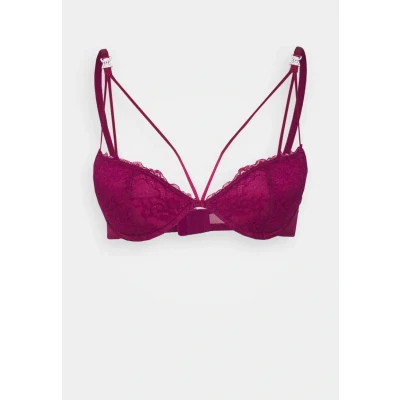 Abbildung von Lascana BRA Pushup BH, Damen, Größe: 85A, Aubergine