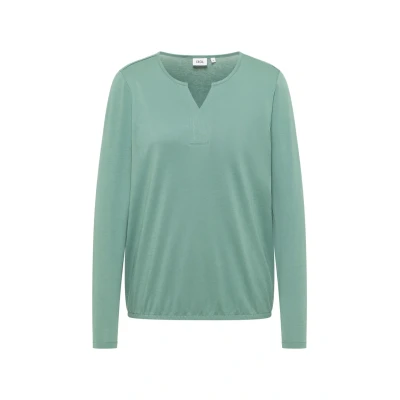 Abbildung von Cecil Imlook Langarmshirt, Damen, Größe: Small, Grün