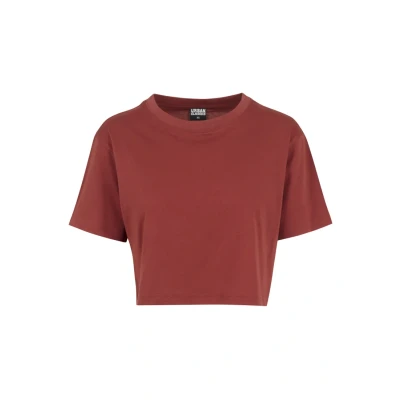Abbildung von Urban Classics Ladies Short Oversized TEE Tshirt basic, Damen, Größe: XL, Red