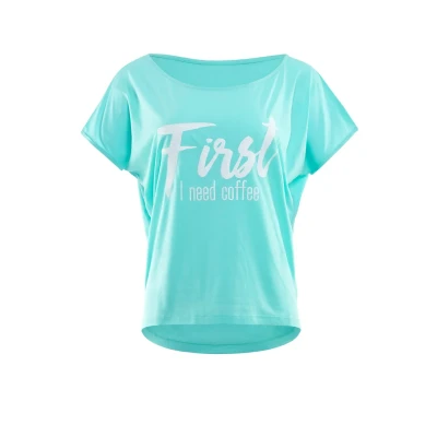 Abbildung von Winshape MCT002 Ultra Light Tshirt print, Damen, Größe: XXL, Mint/glitter/white