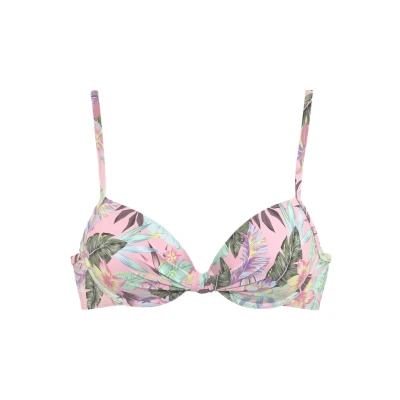 Abbildung von s.Oliver Bikinitop rosabedruckt, Damen, Größe: 38xB, Rosa bedruckt