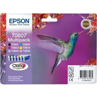 Abbildung von Epson Multipack 6 Colours T0807 Claria Photographic Ink