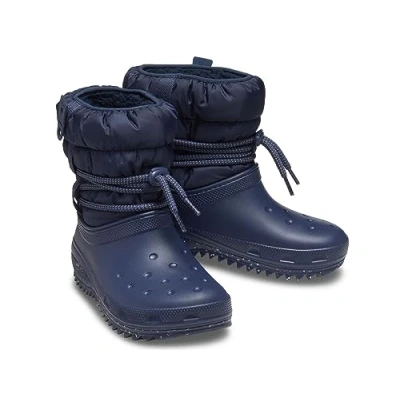 Abbildung von Crocs Classic NEO PUFF LUXE BOOT Stiefelette, Damen, Größe: 37/38, Navy Schuhe