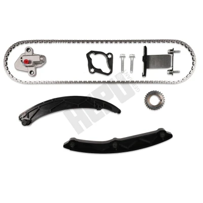 Abbildung von HEPU 21 0527 Steuerkettensatz mit Kurbelwellenzahnrad Schrauben Zahnkette, Kette geschlossen OPEL: Mokka / X, Astra K Sports Tourer, Adam