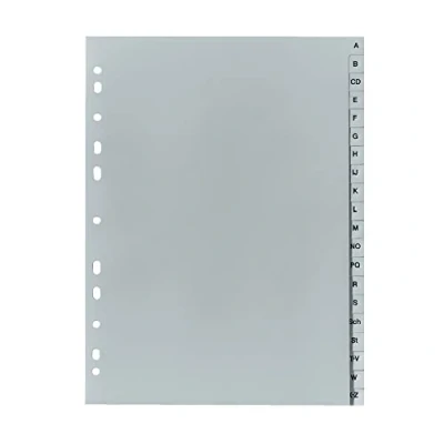 Abbildung von Herlitz 10843522 Eintragung A Z, 21 x 29,7 cm, PP, Eurolochung