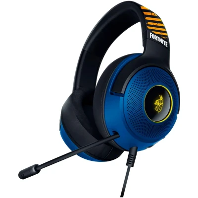 Abbildung von Razer Kraken V3 X Fortnite Edition Kabelgebundenes USB Gaming Headset (Ultraleichter Kopfhörer, Triforce 40mm Treiber, HyperClear Mikrofon, RGB)