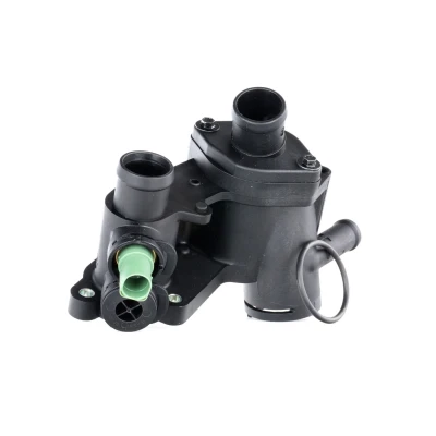 Abbildung von TOPRAN 110 352 Thermostatgehäuse mit Dichtung, Temperaturgeber Thermostat, Schrauben VOLKSWAGEN: Golf 4 kfzteile, mister auto, atp