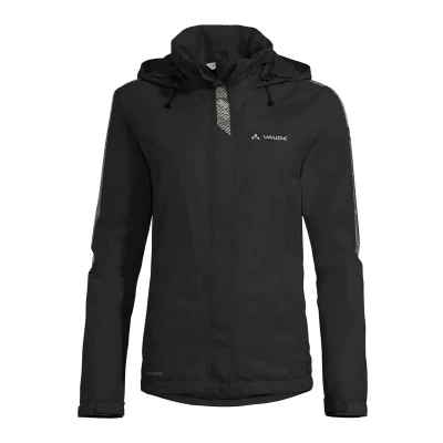 Abbildung von Vaude Luminum Regenjacke / wasserabweisende Jacke, Damen, Größe: 44, Schwarz