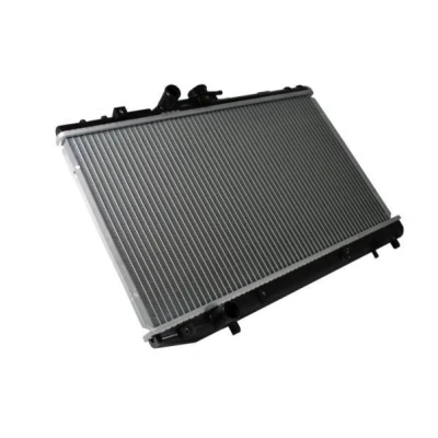 Abbildung von THERMOTEC D72011TT Kühler, Motorkühlung Kunststoff, Aluminium für Fahrzeuge mit/ohne Klimaanlage 325 584 17 Schaltgetriebe Kühlrippen gelötet