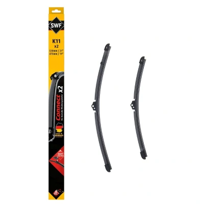 Abbildung von Scheibenwischer Swf 507860 vorne Flachbalkenwischblatt mit Spoiler VOLKSWAGEN: Golf 4, Polo IV Hatchback, 4 Variant, MAZDA: 3 Saloon