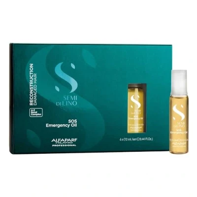 Abbildung von Alfaparf Milano Semi di Lino Reconstruction SOS Emergency Oil 6 x 13 ml