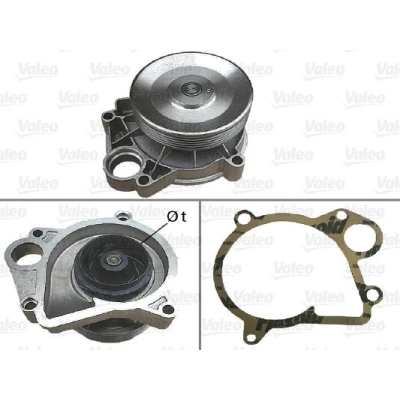 Abbildung von VALEO 506646 Wasserpumpe mit Dichtungen Deckel BMW: 3 Saloon, Touring, Coupe