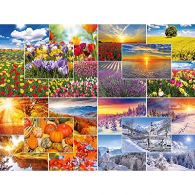 Abbildung von Edition Colibri VIER JAHRESZEITEN: 20 er Postkarten Set Natur/Landschaften (20 verschiedene Motive) im Frühling, Sommer, Herbst und Winter